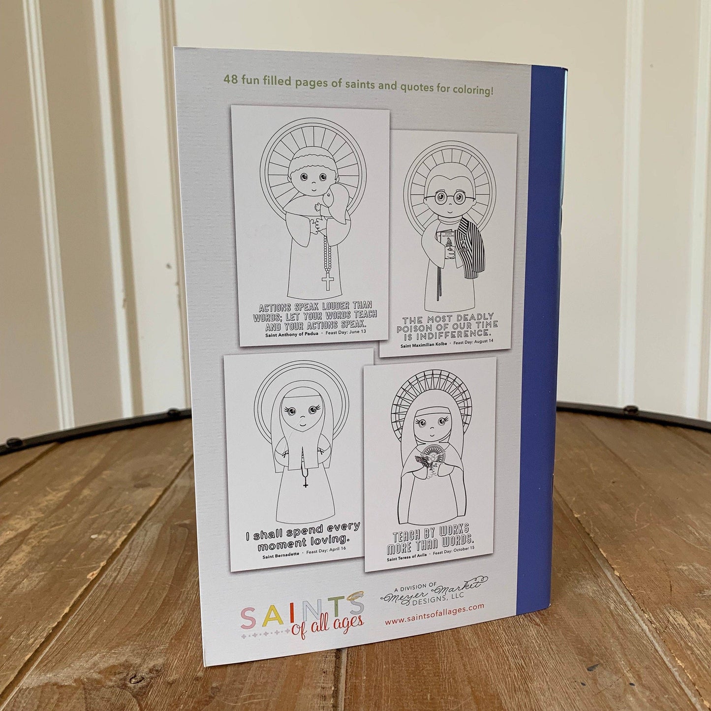 Catholic Saints Coloring Book