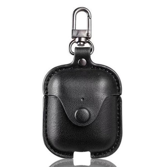 Air Pod Leather Case - Black