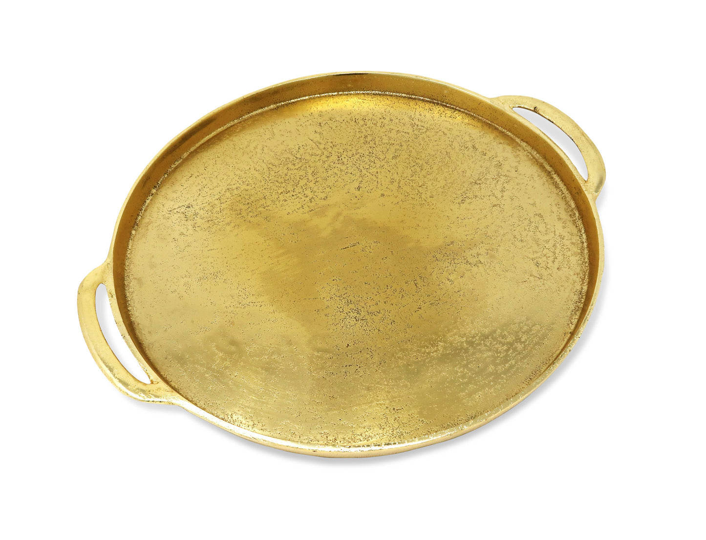 Gold Circular Serving Tray