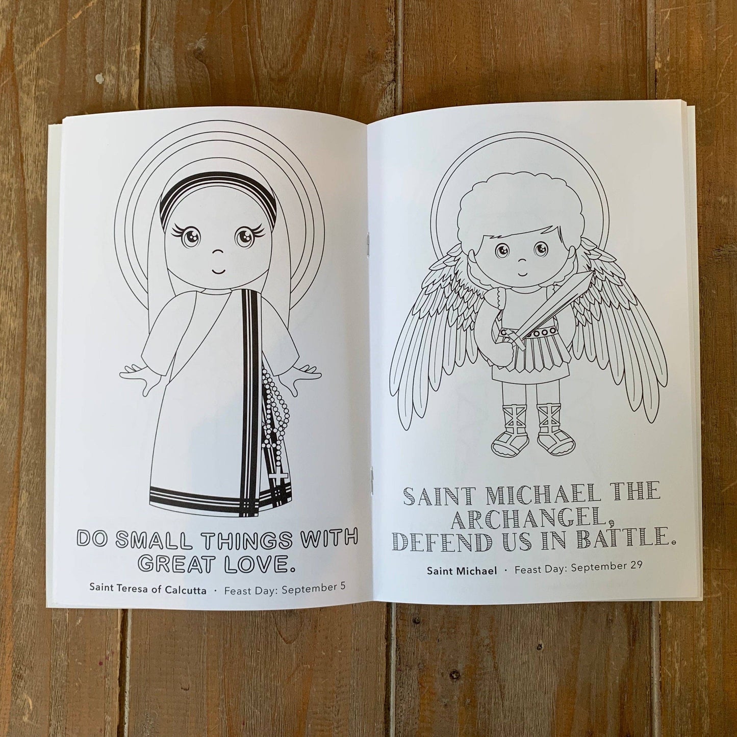 Catholic Saints Coloring Book