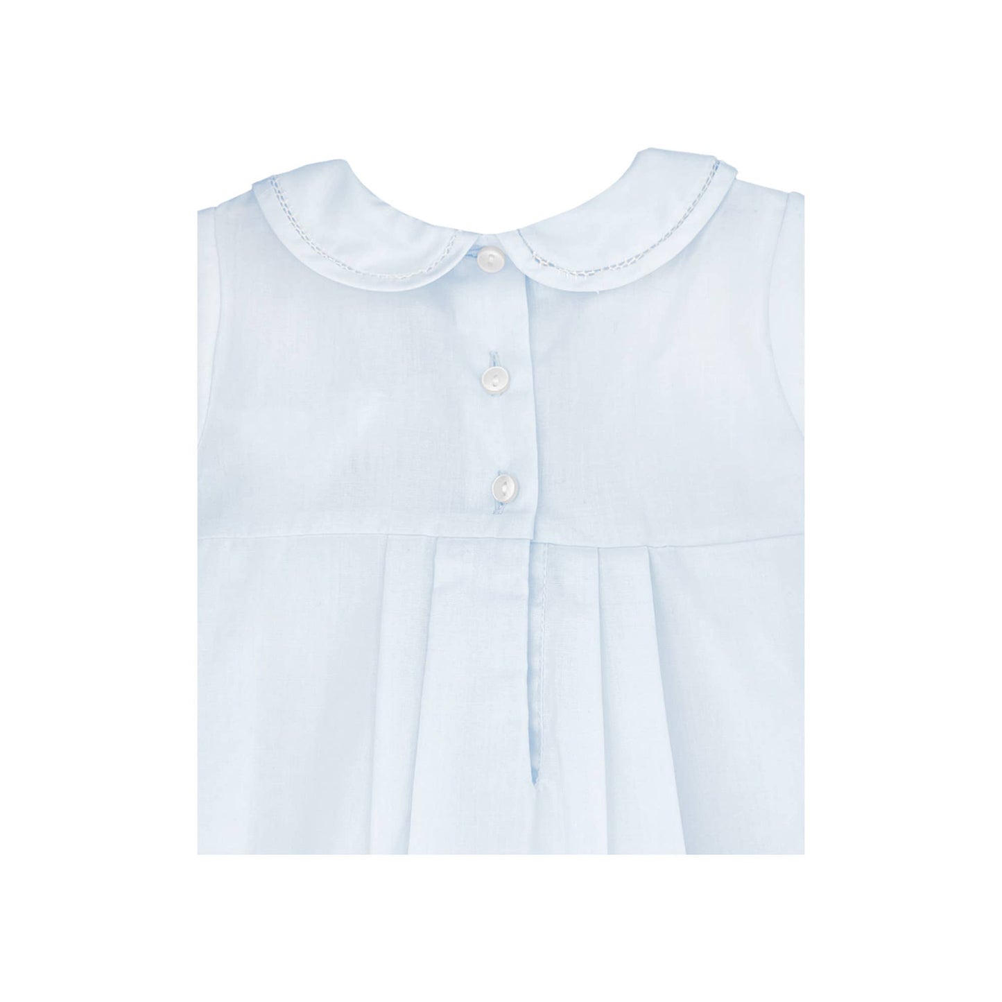 Petit Ami Romper with Smocking - NB