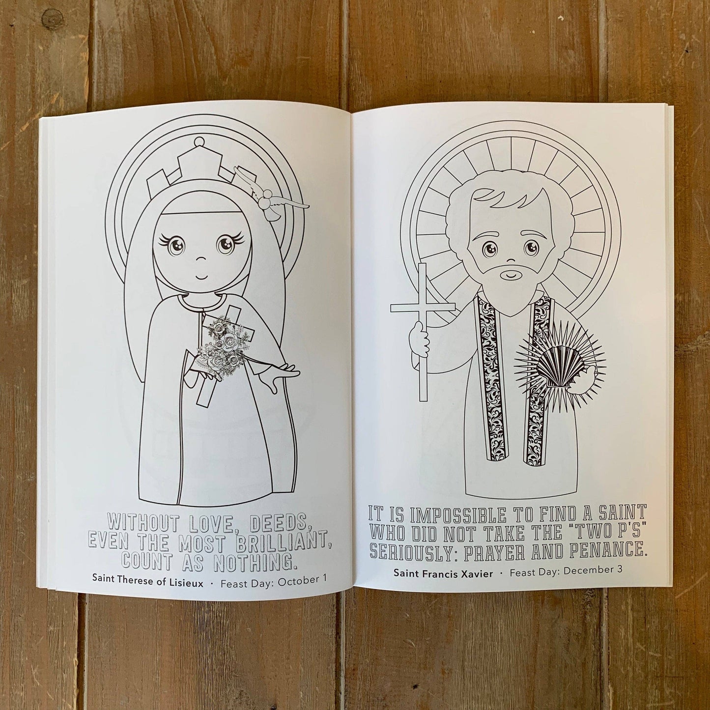 Catholic Saints Coloring Book