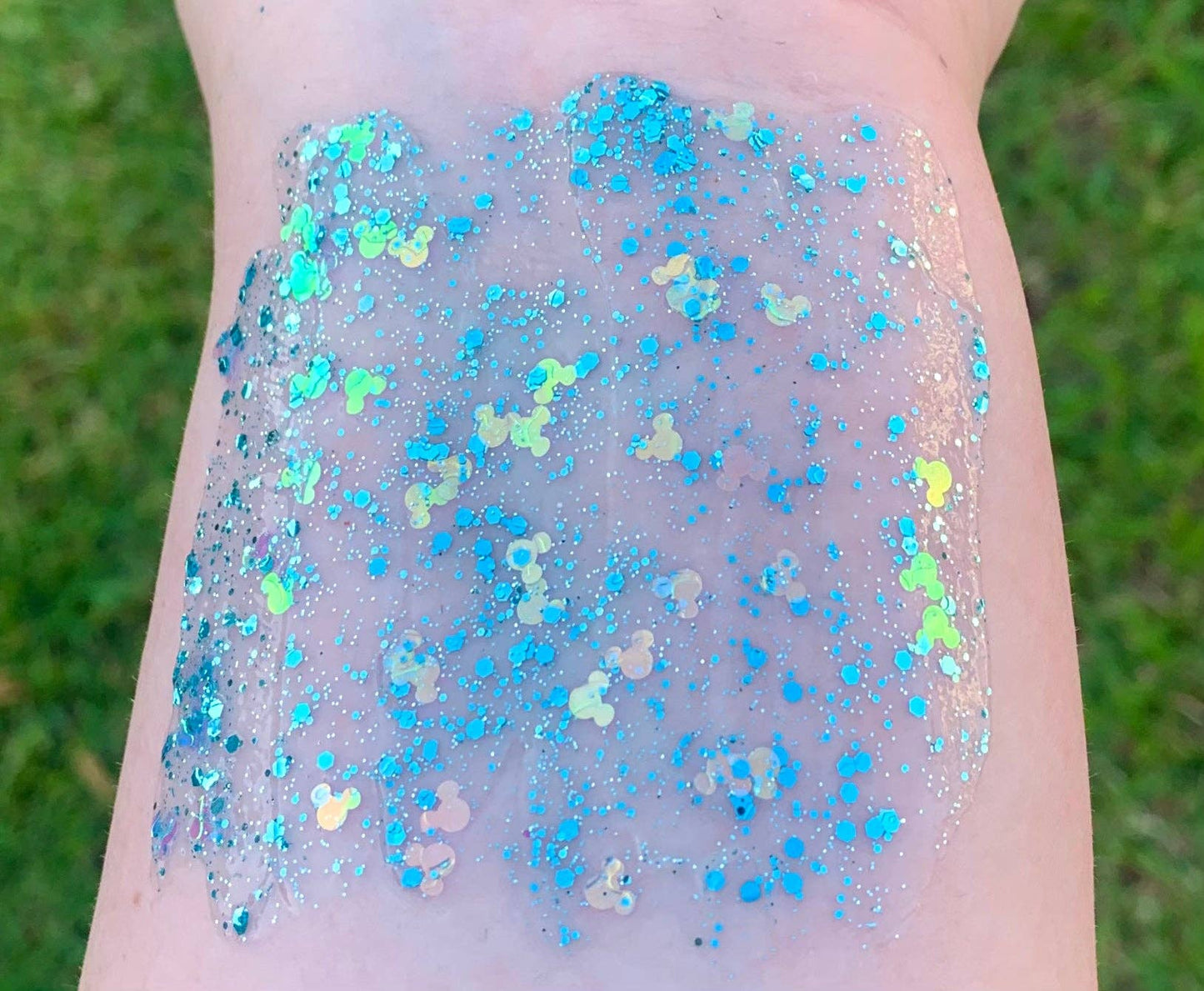 Blue Mouse Glow in the Dark Organic Hair/Body/Face Glitter